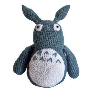 Grey Totoro Hand Crafted Crochet -  Aren Crochet